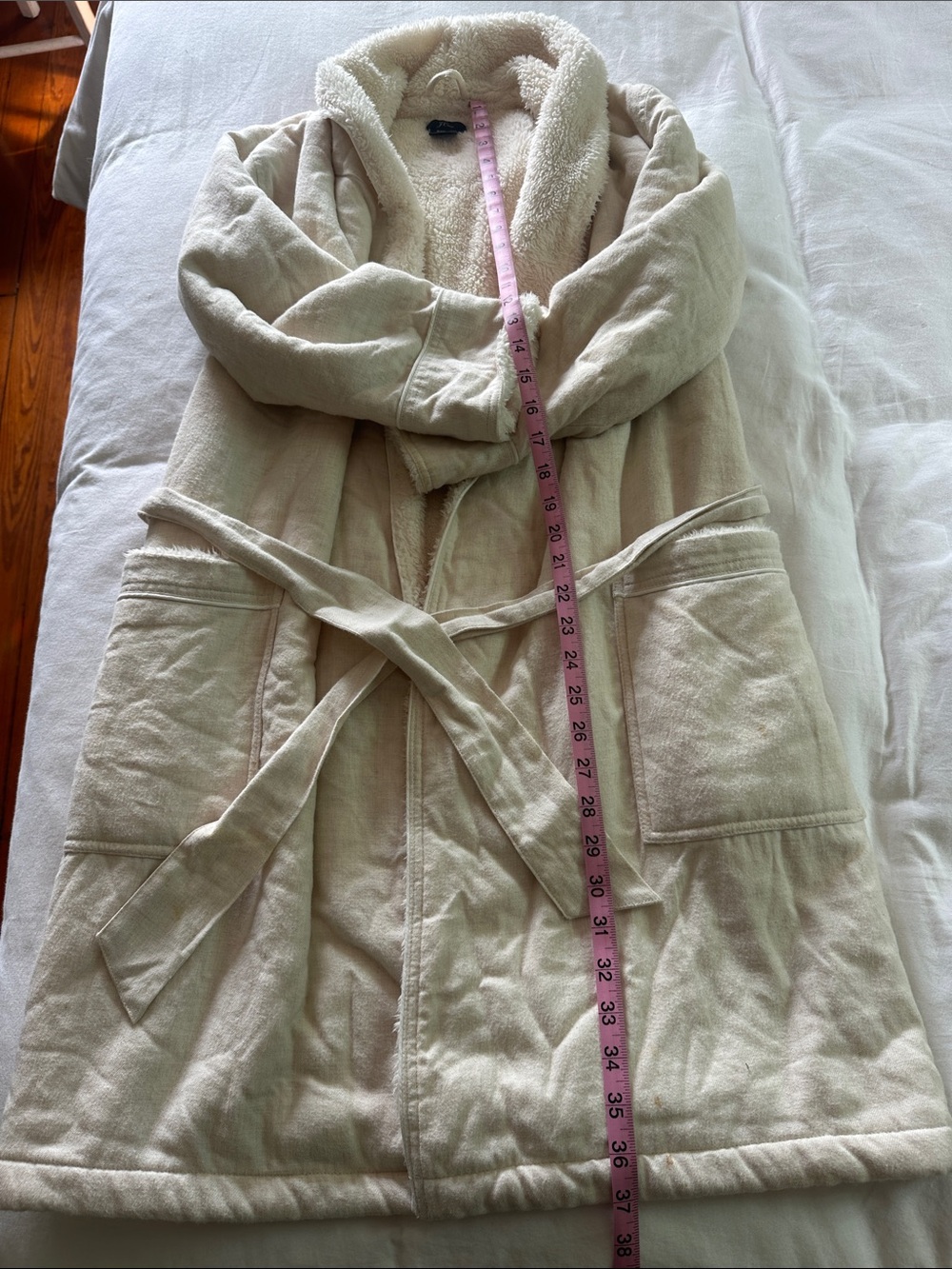 J. Crew Sherpa-Lined Long Robe